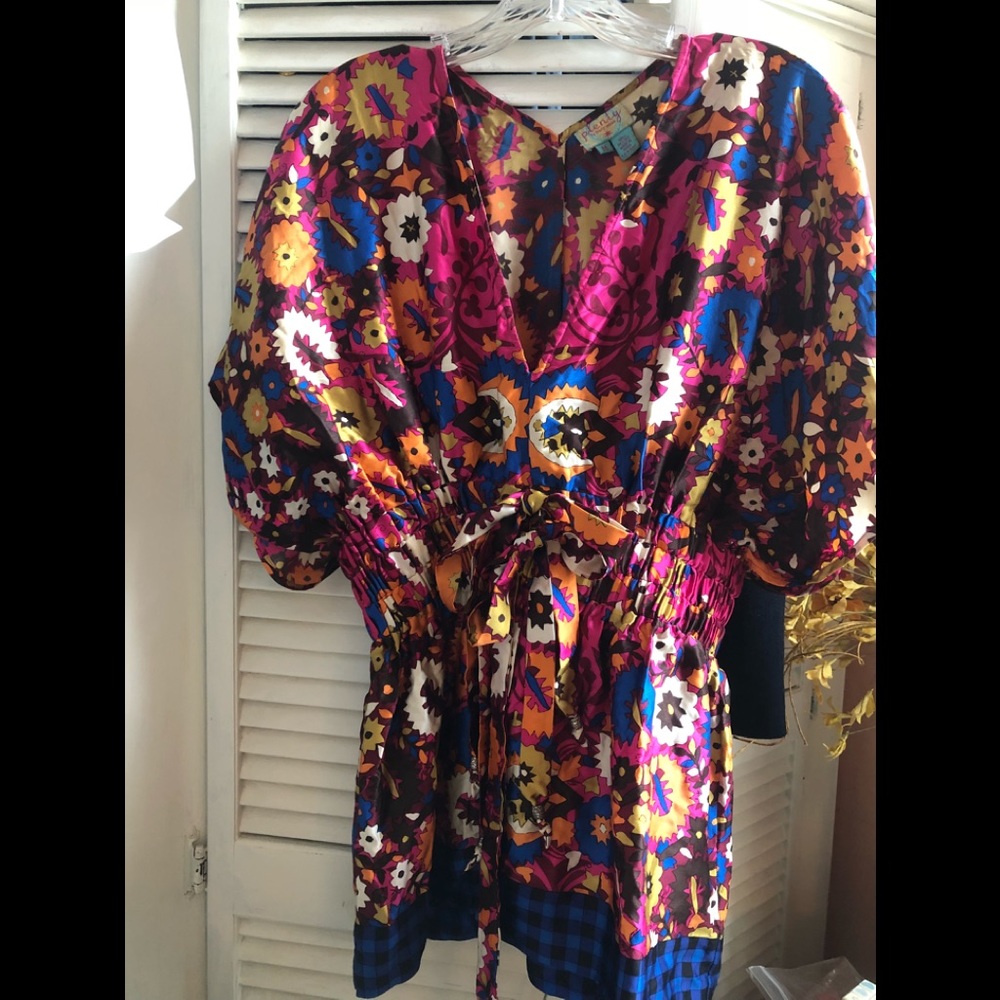 Silk Colorful Top